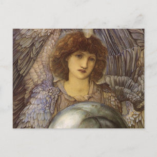 Tage der Schöpfung, Erster Tag von Burne Jones Postkarte