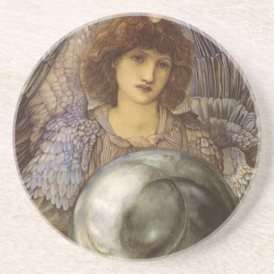 Tage der Schöpfung, Erster Tag von Burne Jones Sandstein Untersetzer
