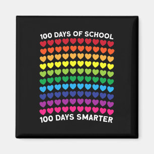Tage der Schule 100 Tage klüger Herz Liebe Junge G Magnet