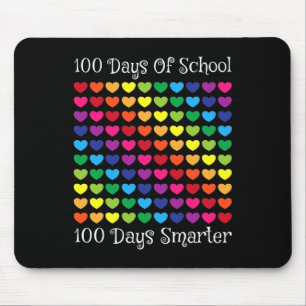Tage der Schule 100 Tage klüger Herz Liebe Junge G Mousepad