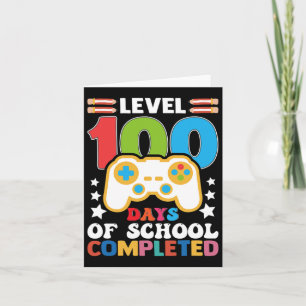 Tage der Schule abgeschlossen Gamer Geschenke Boy Karte