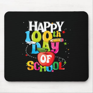 Tage der Schule Kind T-Shirt glücklich 100. Tag de Mousepad
