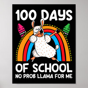 Tage der Schule No Prob Llama für mich glücklich 1 Poster