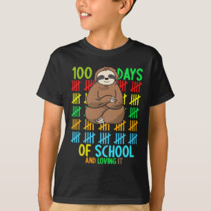 Tage der Schule und der Liebe - Sloth Kids Teacher T-Shirt