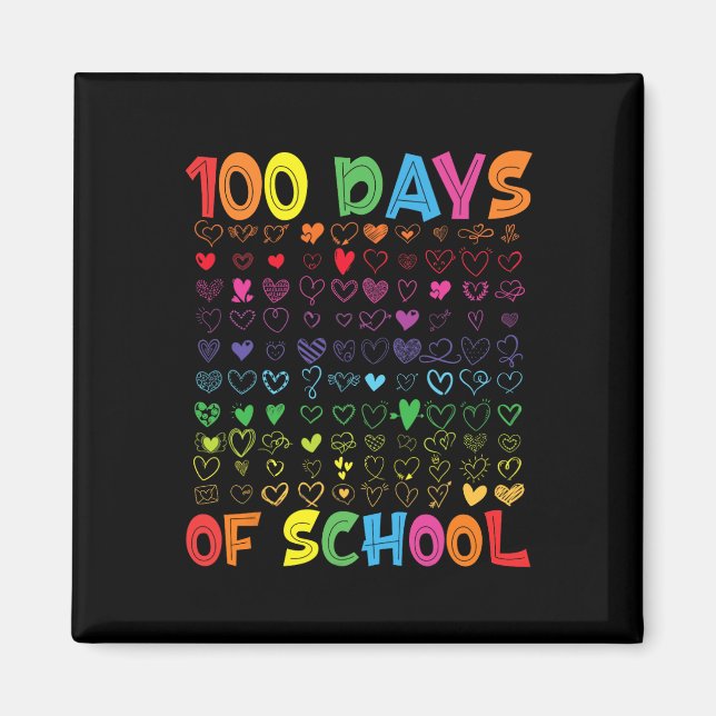 Tage der Schullehrerin Kinder Schülerjunge Mädchen Magnet (Vorne)