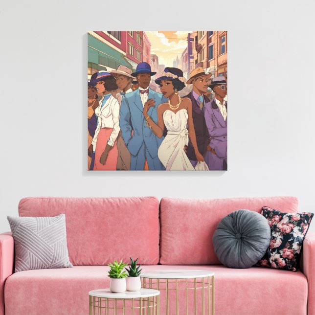 Tage der Vergangenheit Leinwanddruck (Insitu (Wohnzimmer))