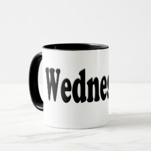 Tage der Woche - Mittwoch Tasse