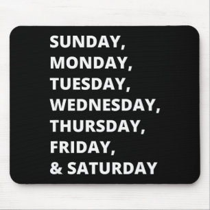 Tage der Woche Mousepad