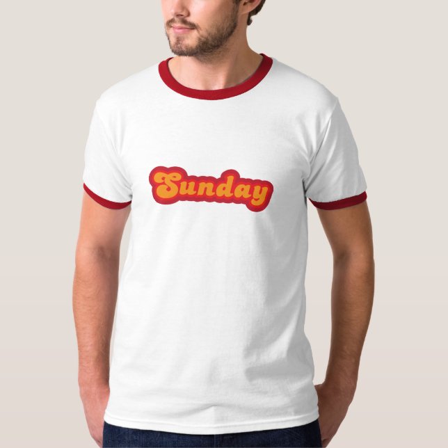 Tage der Woche T-Shirt (Vorderseite)