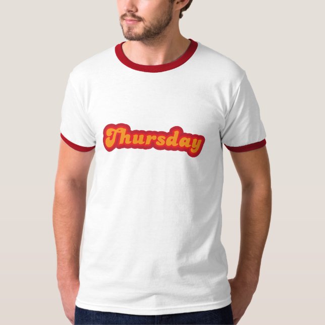 Tage der Woche T-Shirt (Vorderseite)