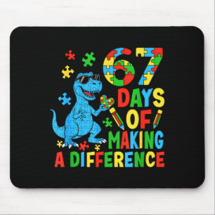 Tage des Andersmachens Dinosaurier Autismus Lehrer Mousepad