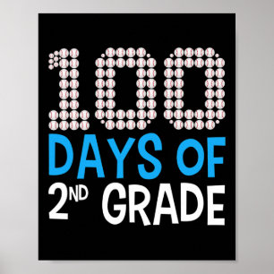 Tage des Baseball-Sports der zweiten Klasse 100. S Poster
