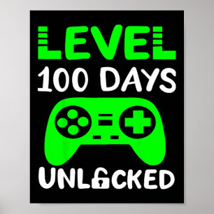Tage des Gaming-Gamers Stufe 100 ungezwungen Poster