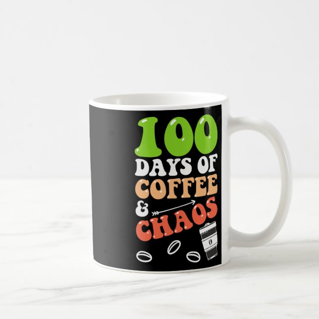 Tage des Kaffees und Chaos 100. Schullehrer Kaffeetasse (Rechts)