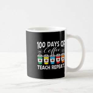 Tage des Kaffees und Chaos 100. Schullehrer Kaffeetasse