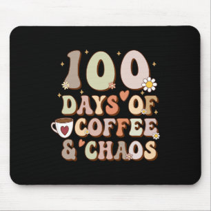 Tage des Kaffees und Chaos 100. Schultag Mousepad