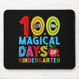 Tage des Kindergartens glücklich 100. Schultag Mousepad