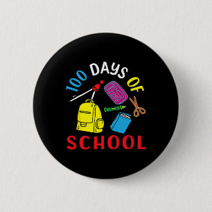 Tage des Lehrers und Schülers 100. Tag Button