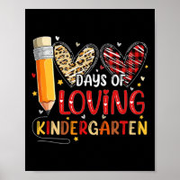 Tage des liebenden Kindergartens Herz 100. Tag der