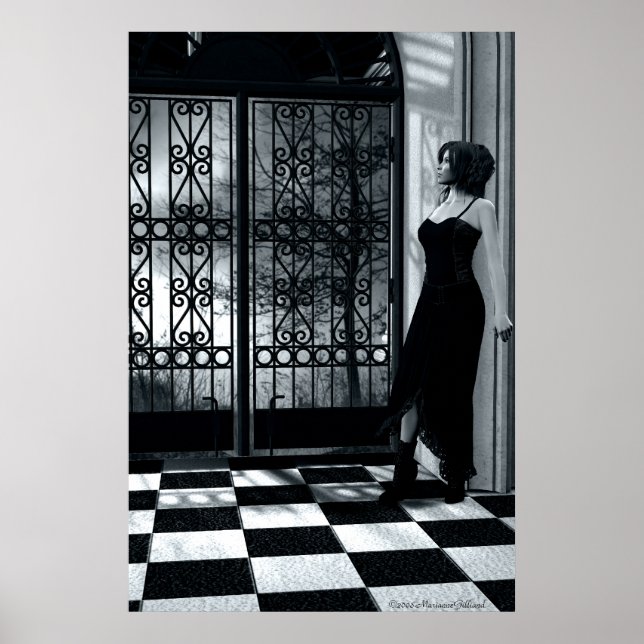 Tage des Noir Art Poster (Vorne)