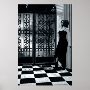 Tage des Noir Kunst-Plakats Poster