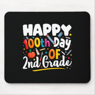 Tage des Schullehrers Geschenk 100. Tag der zweite Mousepad