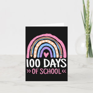Tage des Schullehrers Kinder 100. Schultag Ra Karte
