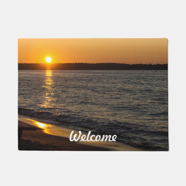 Tage enden in Traverse City Fußmatte (Vorderseite)