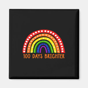 Tage Hellerer Spaß Lehrer 100. Schultag Magnet