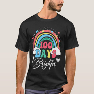 Tage Hellseher Rainbow Lehrer Student 100th Day Sc T-Shirt