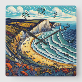 Tage Quadratische Wanduhr