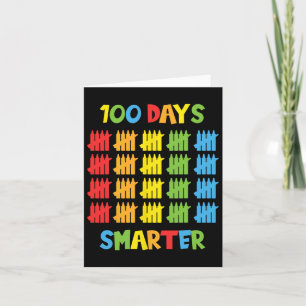 Tage Schlauere Lehrer Kinder 100. Scho-Tag Karte