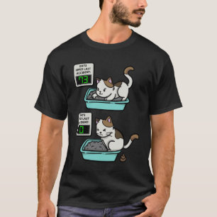 Tage seit dem letzten Unfall Kitten Litter Meme Sü T-Shirt