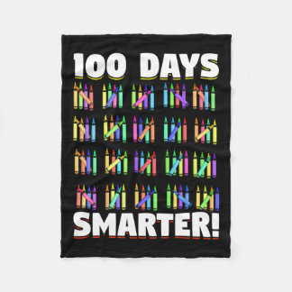 Tage Smarter Crayons Studentengeschenk 100 Tage Sc Fleecedecke