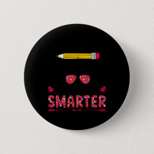 Tage Smarter Girls Messy Bun Hair 100. Tag der Wei Button