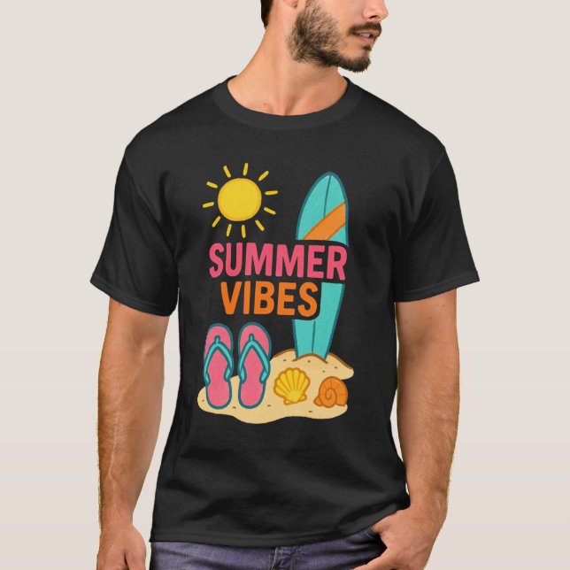 Tage vor dem Strand T-Shirt (Vorderseite)