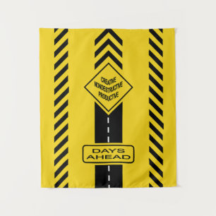 Tage vor wandteppich