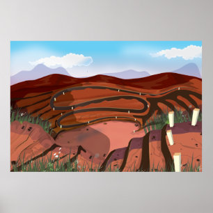 Tagebau Poster
