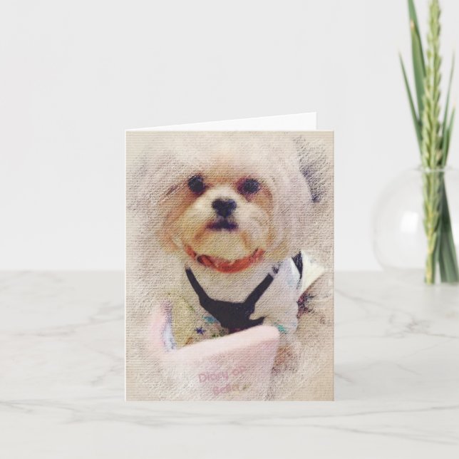 Tagebuch der Bella Anmerkungs-Karte Karte (Vorderseite)