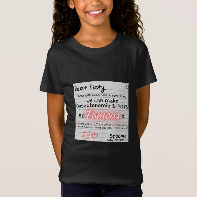 Tagebuch einer Spoonie T-Shirt (Vorderseite)