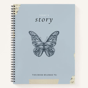 Tagebuch von heute – Vintage Schmetterling