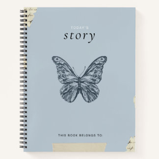 Tagebuch von heute – Vintage Schmetterling