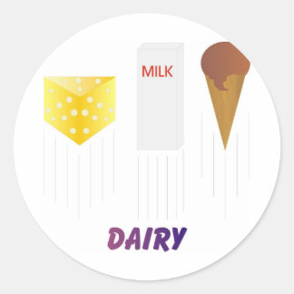 Tagebuchaufkleber Runder Aufkleber