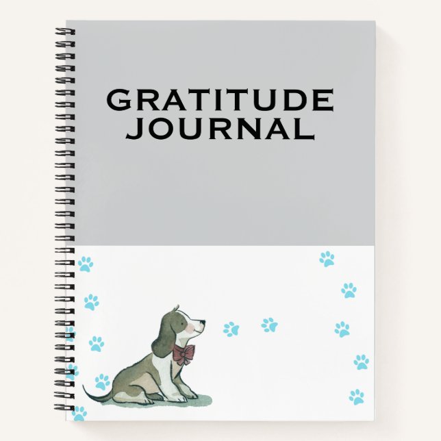 Tages-Dankbarkeits-Journal | Achtsame Reflexion  Notizbuch (Vorderseite)