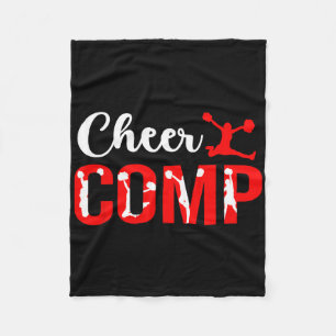 Tages der Cheerleader-Wettbewerb Cheerleading-Wett Fleecedecke