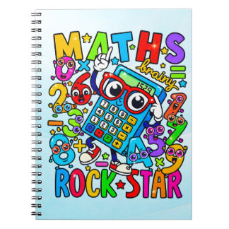 Tages der Zahlen Mathematikheft | Mathe Rockstar Notizblock