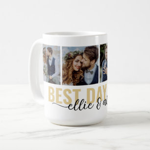Tages-Kalligrafie-Foto für den besten Tag überhaup Kaffeetasse