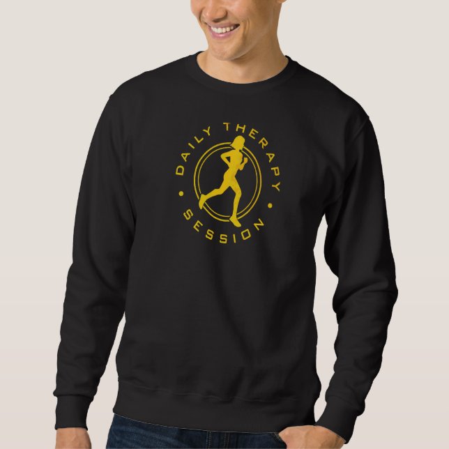 Tagesablauf eines Therapiesitzes Sweatshirt (Vorderseite)