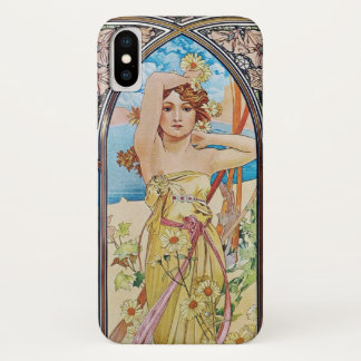 Tagesanbruch-Kunst Nouveau Alphonse Mucha Case-Mate iPhone Hülle