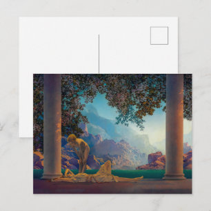 Tagesanbruch   Maxfield Parrish   Postkarte